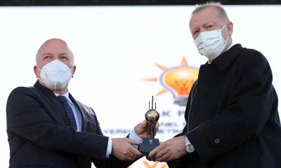 Cumhurbaşkanı Erdoğan’dan Başkan Sekmen’e gençlik yatırımları özel ödülü