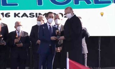 Cumhurbaşkanı Erdoğan’dan Konya Büyükşehir’e Gençlik Faaliyetleri ödülü