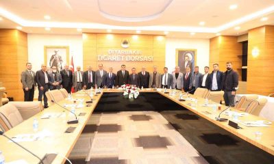 Diyarbakır’a gelen oda ve borsa başkanlarından DTB’ye ziyaret