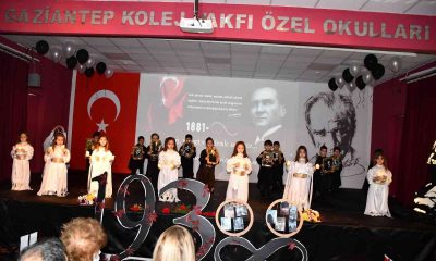 Gaziantep Kolej Vakfı’nda hüzünlü 10 Kasım