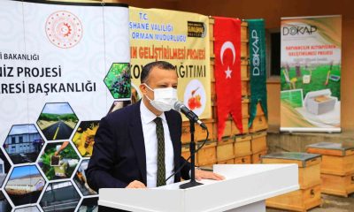 Gümüşhane’de organik arıcılığa kovan, meralara sıvat desteği