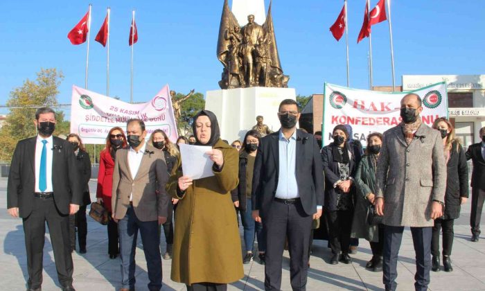 HAK-İŞ’ten ‘Şiddete sessiz kalmayın’ çağrısı