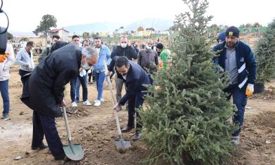 Konya büyükşehir Belediyesi 5 bin fidanı toprakla buluşturdu