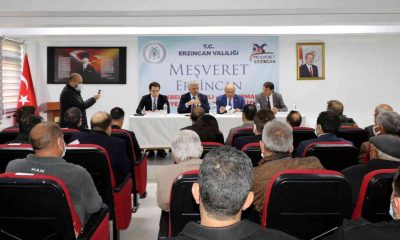 “Meşveret Erzincan” toplantısının ilki Otlukbeli ilçesinde yapıldı