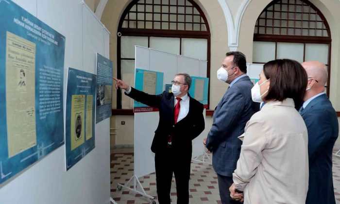 Mimar Kemaleddin imzasını taşıyan tarihi binada düzenlenen sergiyle anıldı