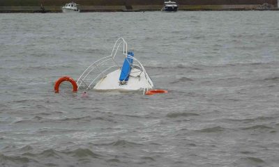Ordu’da balıkçı teknesi fırtına nedeniyle alabora oldu