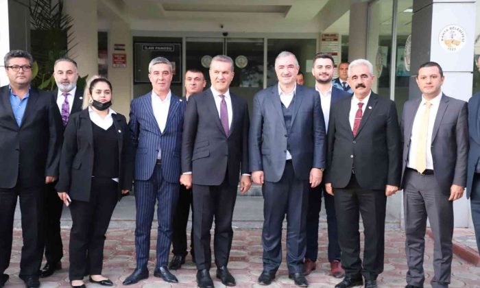 Sarıgül, Kahta Belediye Başkanı Turanlı ile bir araya geldi