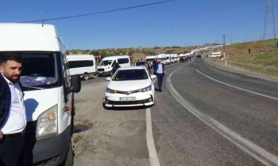 Sason’dan 500 araçlık konvoy, Cumhurbaşkanı Erdoğan’ı karşılamak için yola çıktı