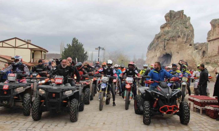 3 bin yıllık vadide ATV ve motosiklet heyecanı yaşandı