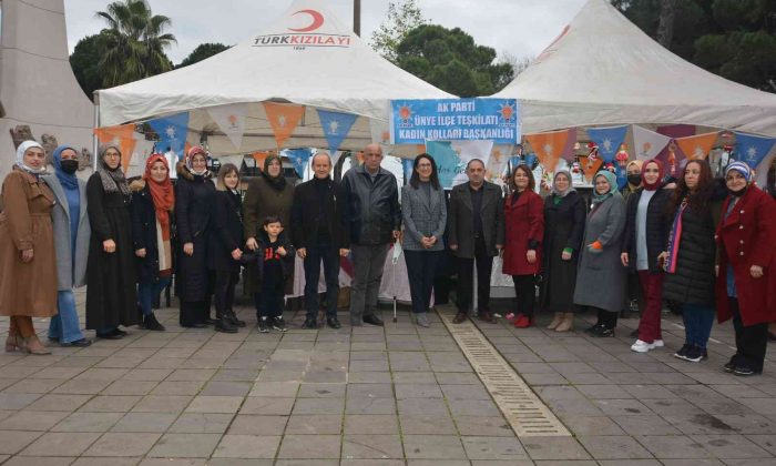 Ak kadınlardan üreten kadınlar sergisi