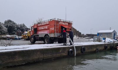 Alaplı’da buzlanmaya karşı ‘deniz suyu’ formülü