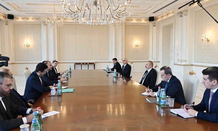 Aliyev, İran Dışişleri Bakanı Abdullahiyan’ı  kabul etti