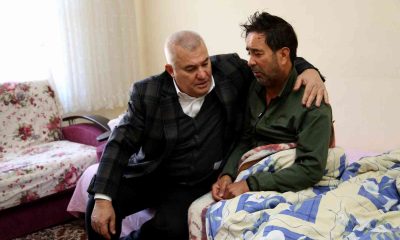 ALTSO Başkanı Şahin’den mağdur şoföre geçmiş olsun ziyareti