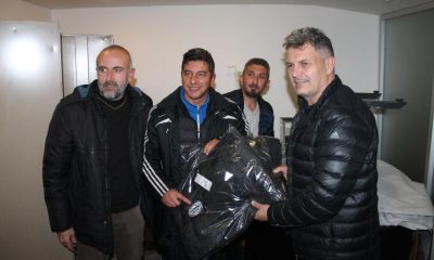 Antrenörlere malzeme desteği