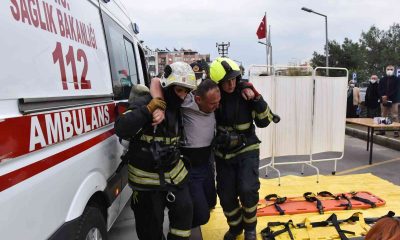 Aydın’daki tatbikat gerçeğini aratmadı