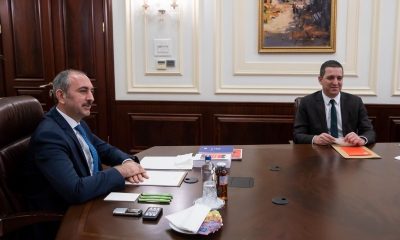 Bakan Gül, TBB Başkanı Sağkan’ı kabul etti