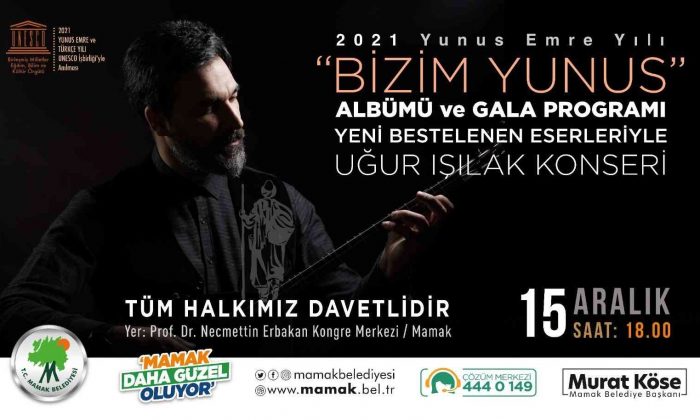 “Bizim Yunus” Albümü, Mamak’ta sevenleriyle buluşacak