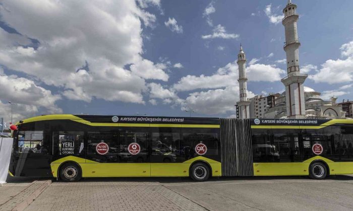 Büyükşehir’in elektrikli otobüslerinden büyük tasarruf ve karbondioksit azaltımı