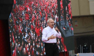 CHP Lideri Kılıçdaroğlu’nun Mersin mitingi