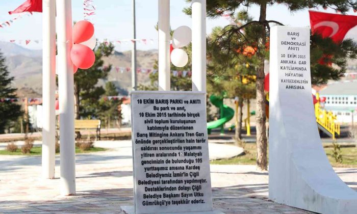 Çiğli Belediyesinden Malatya’ya Barış Güvercinleri Parkı