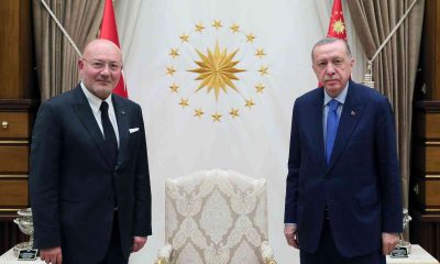Cumhurbaşkanı Erdoğan Ferit Şahenk’i kabul etti