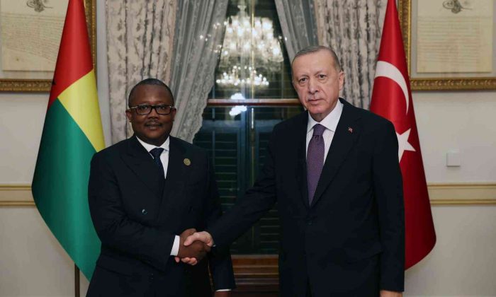 Cumhurbaşkanı Erdoğan, Gine Bissau Cumhurbaşkanı Umaro Sissocoi ile görüştü