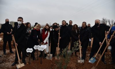 Daha yeşil bir Gaziantep için fidanlar toprakla buluştu