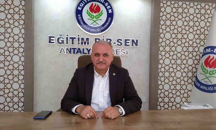 Eğitim Bir Sen Antalya Şube Başkanı Miran: “Memur ve emekli ek zam bekliyor”