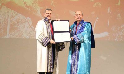 Gazi Üniversitesinden KKTC Cumhurbaşkanı Tatar’a Fahri Doktora Belgesi