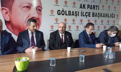 Gölbaşı ilçesinde AK Parti daraltılmış danışma meclisi toplantısı düzenledi