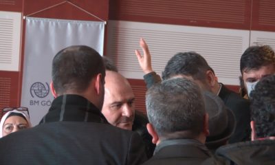 İçişleri Bakanı Süleyman Soylu, göçmenlerle bir araya geldi