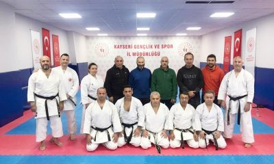 Karate antrenörlerinin 5. kademe  kursları tamamlandı