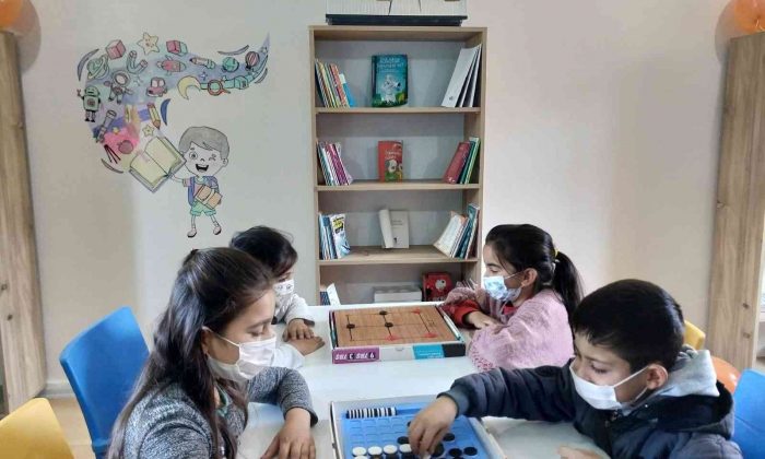 Karpuzlu’daki kütüphanelerin açılışı yapıldı