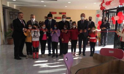Kaymakam Coşgun’dan “Kütüphanesiz Okul Kalmasın” açılışları devam ediyor