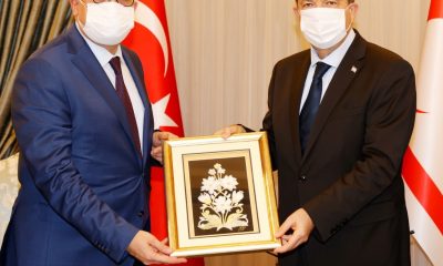 KKTC Cumhurbaşkanı Tatar, Rektör Ataç’ı kabul etti