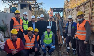 Mut’ta doğal gaz boru hatları döşenmeye başlandı