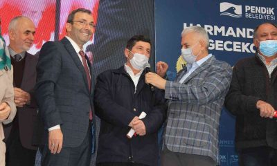 Pendik’te gecekondu dönüşümünde hak sahiplerine anahtarları teslim edildi