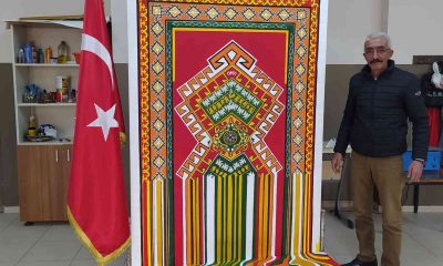 Resim ve bakır rölyef sanatçısından anlamlı eser