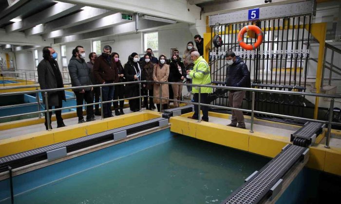 Sağlık çalışanlarından İvedik İçme Suyu Arıtma Tesisi’ne tam not