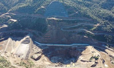 Sarıçay Barajı’nda çalışmalar aralıksız devam ediyor