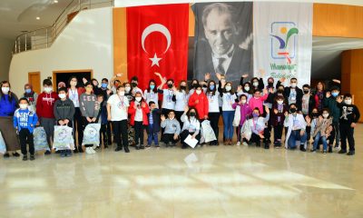 Yangınzede çocuklar, ünlü rap sanatçılarıyla bir araya geldi