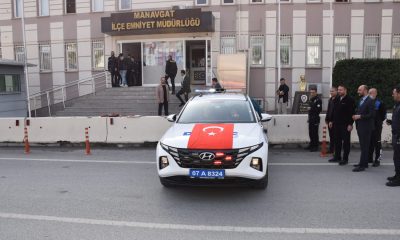 Yardım derneğinden Manavgat Asayişine araç desteği