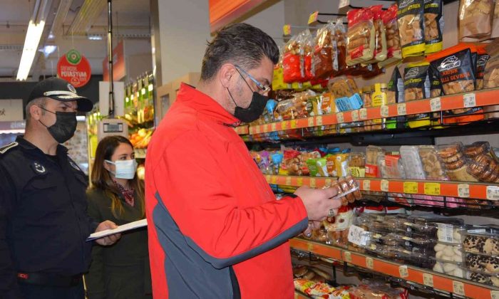 Zincir marketler denetlendi