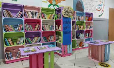 Atıklar kütüphanelerde hayat buldu