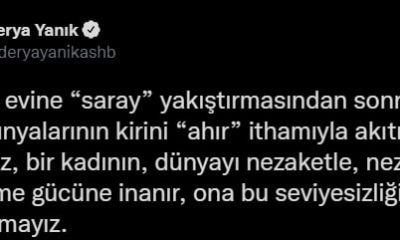 Bakan Yanık’tan gazeteci Sedef Kabaş’a tepki