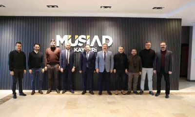 Başkan Palancıoğlu’ndan yeni başkan Ferhat Akmermer’e ’Hayırlı Olsun’ ziyareti