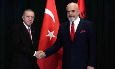 Cumhurbaşkanı Erdoğan, Arnavutluk Başbakanı Edi Rama ile görüştü