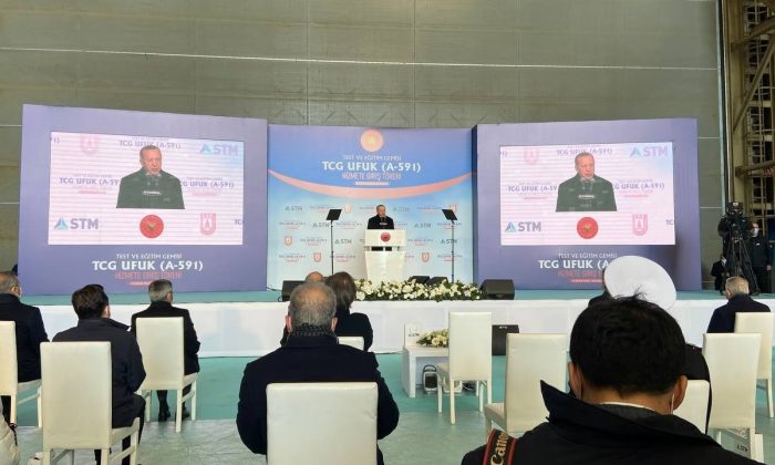 Cumhurbaşkanı Erdoğan: “Fırkateynlerimizin ana silah grubu olan dikey atım sistemini bugüne kadar dışarıdan alıyorduk. Artık milli ve yerlisine sahibiz”