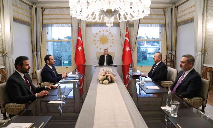 Cumhurbaşkanı Erdoğan, Muhammed Bin Abdurrahman Al Sani’yi kabul etti