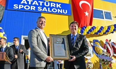 Fethiye’de yapımı tamamlanan Atatürk Spor Salonu hizmete açıldı